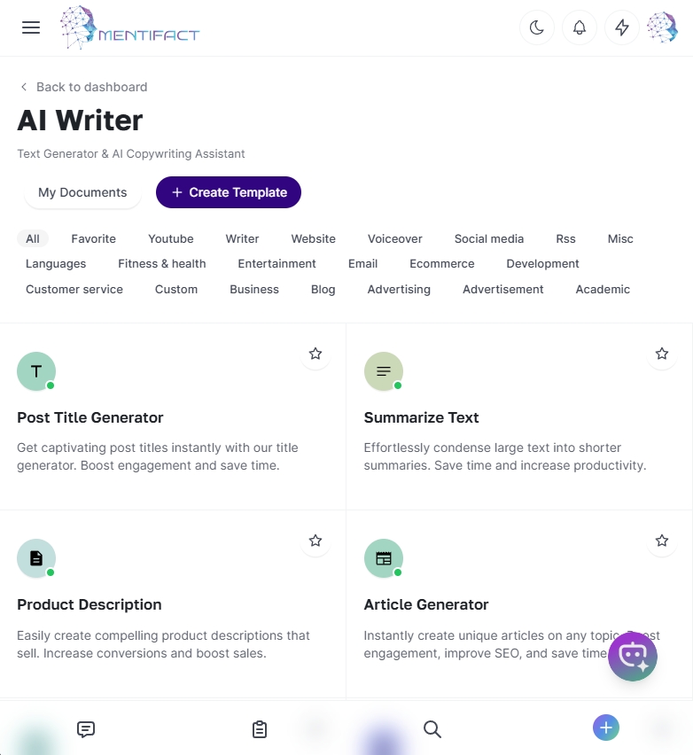 Create, Refine, Publish.